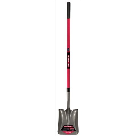 Truper Tru-Tough 57 in Steel Square Transfer Shovel, Fiberglass Handle PCL-FV